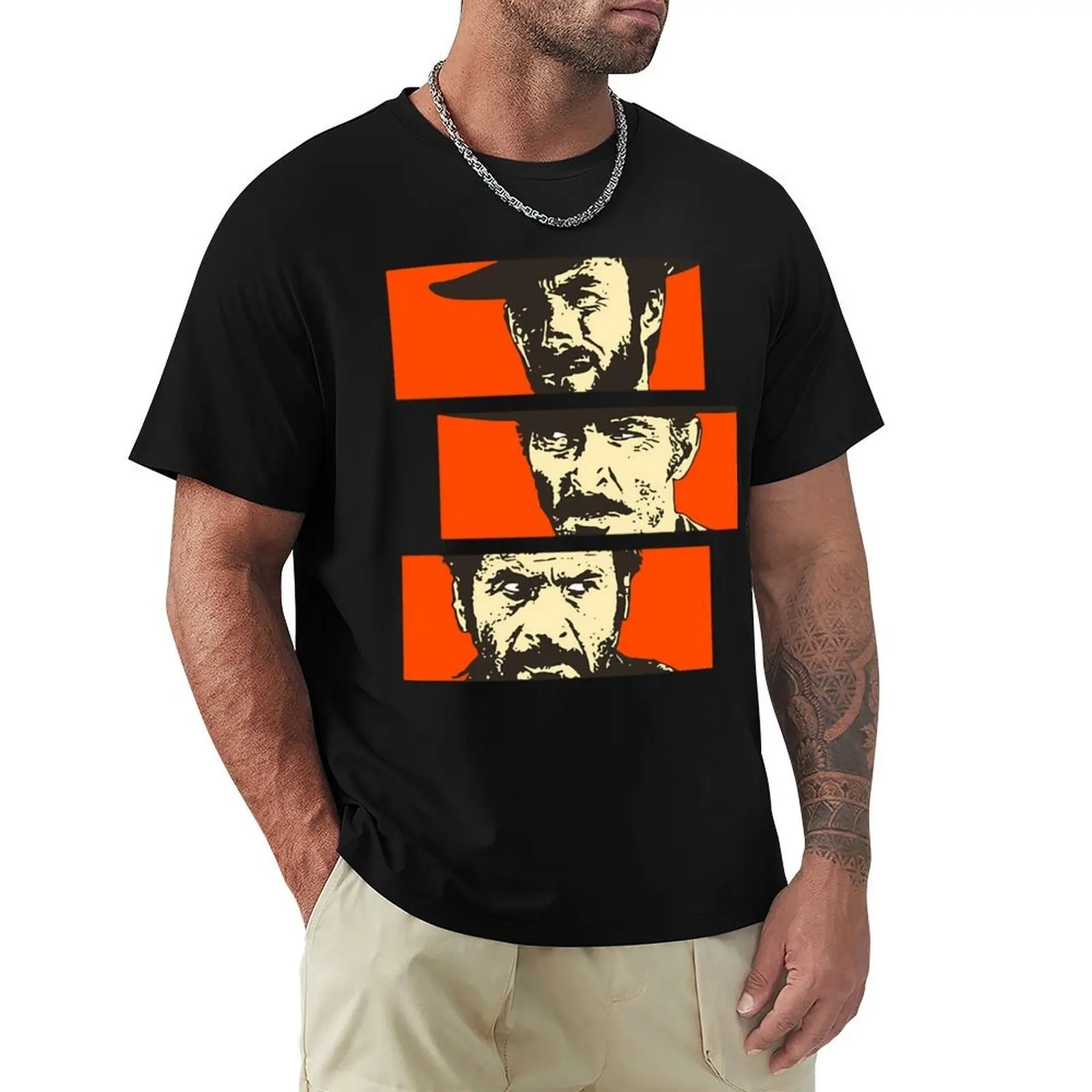 

The Good The Bad And The Ugly T-Shirt customizeds man clothes mens cotton t shirts