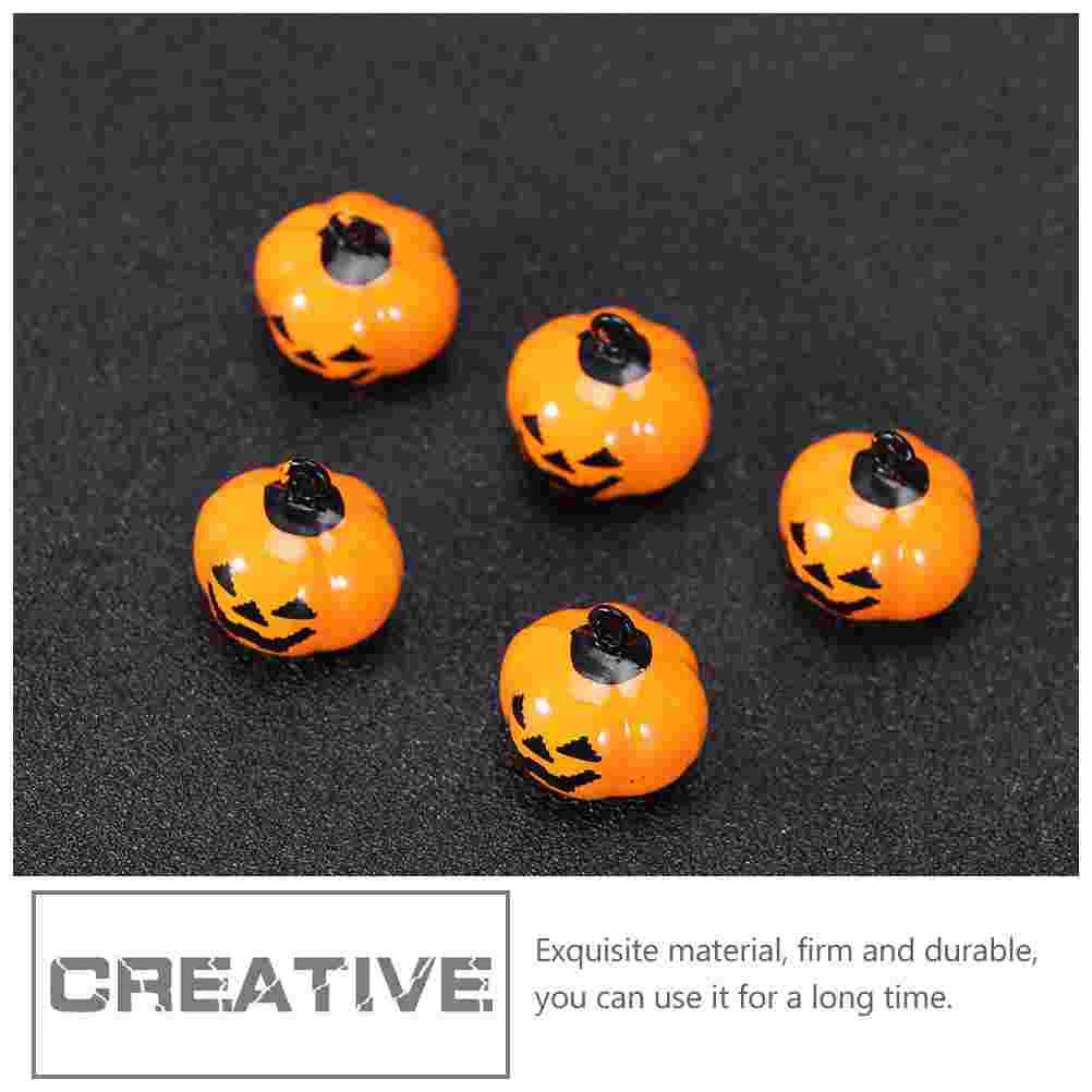 Jack O Lantern Bell Pumpkin Bells Pendants Halloween Metal Orange Copper Unique Decoration