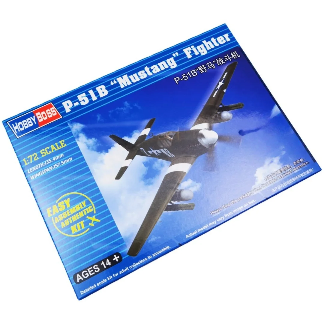 

TRUMPETER 1/72 P-51B Mustang Fighter Plastic Assembly Puzzle Model