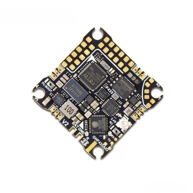 GHF435 AIO V2 Flight Control Crossover 2-4S 20A Flight Control Built-in ELRS 2.4G