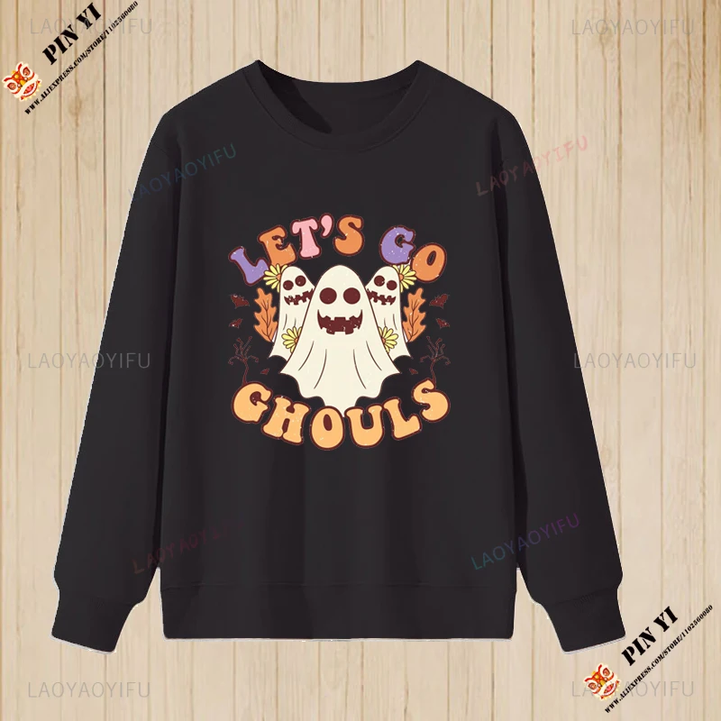 New Style Streetwear  Leisure Halloween Goth Costume Sweatshirt Round Neck Without Hat Fall/Winter Hot Products Classic