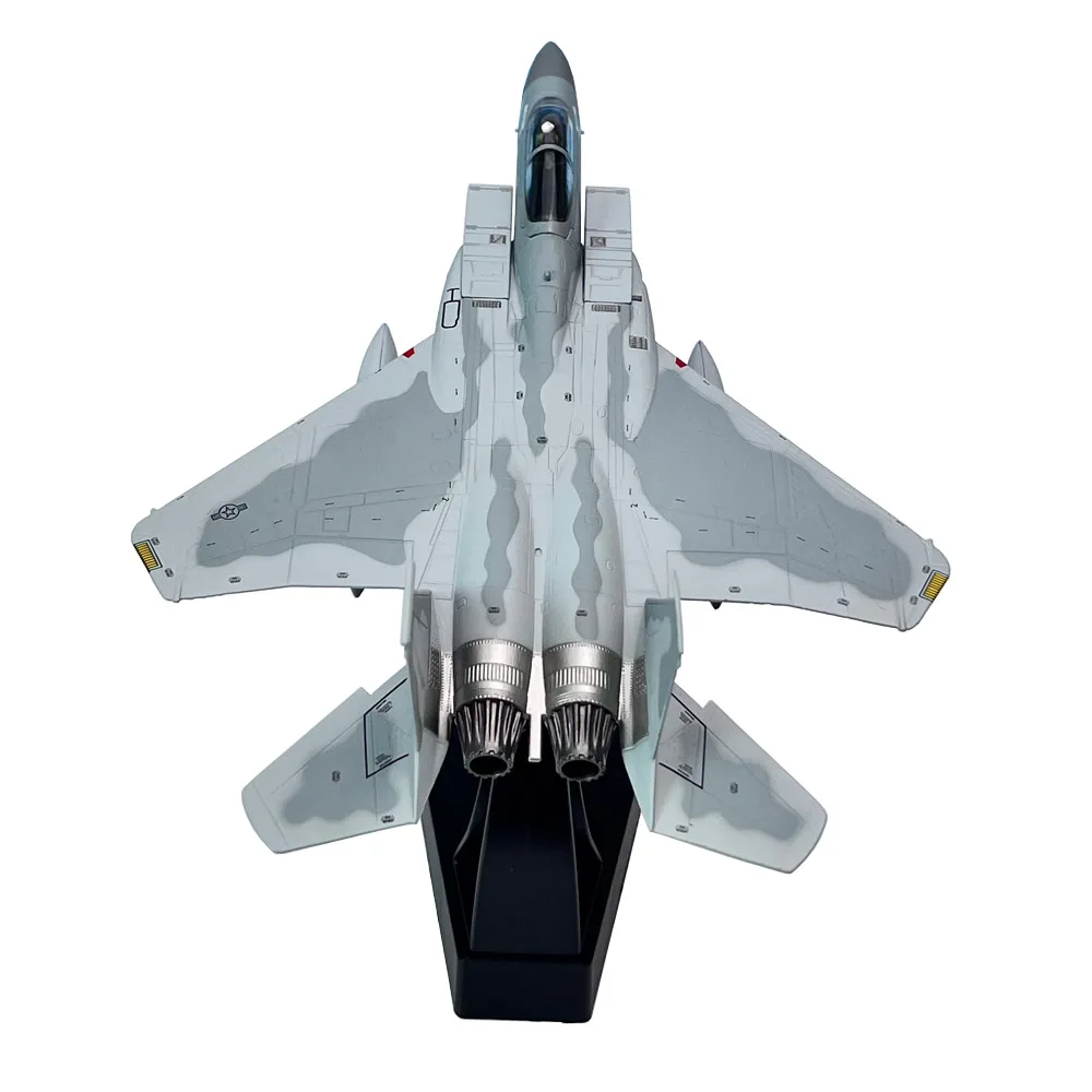 1/100 skala US F15 F-15 Eagle Fighter Airplane Diecast logam militer dirakit pesawat jadi Model koleksi hadiah