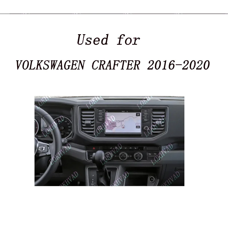 10 inch Android Car Radio frame for VOLKSWAGEN CRAFTER 2016-2020  2din Stereo GPS Fascia bezel Panel Adapter