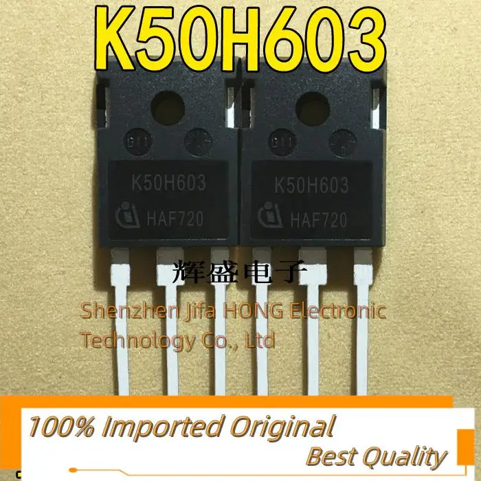 10PCS/Lot  K50H603=IKW50N60H3 IGBT  50A 650V TO-247 Imported Original Best Quality