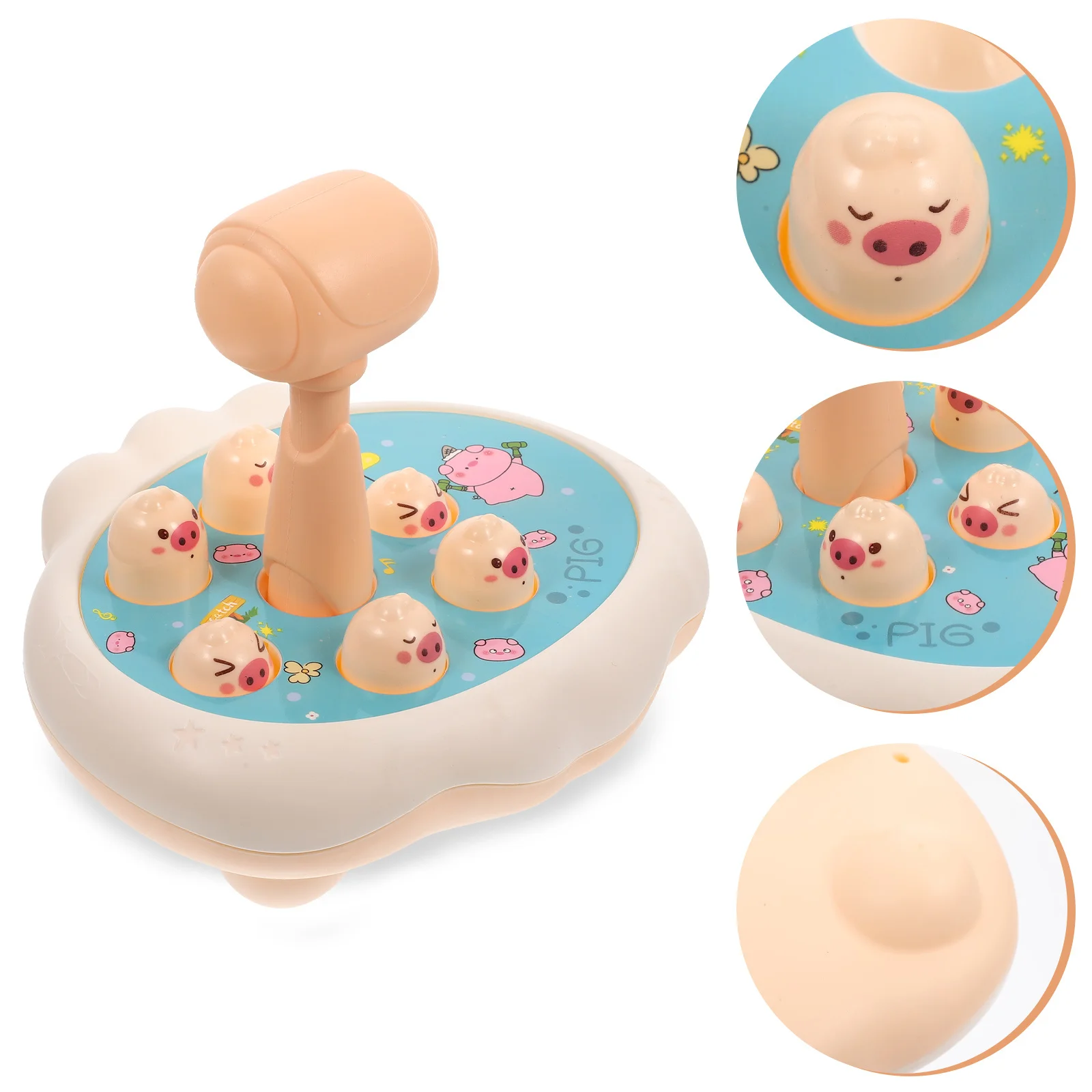 

1 set 1 Set Of Cartoon Knocking Game For Kids Hammering Plaything Early Education Skill Development Pounding Bench