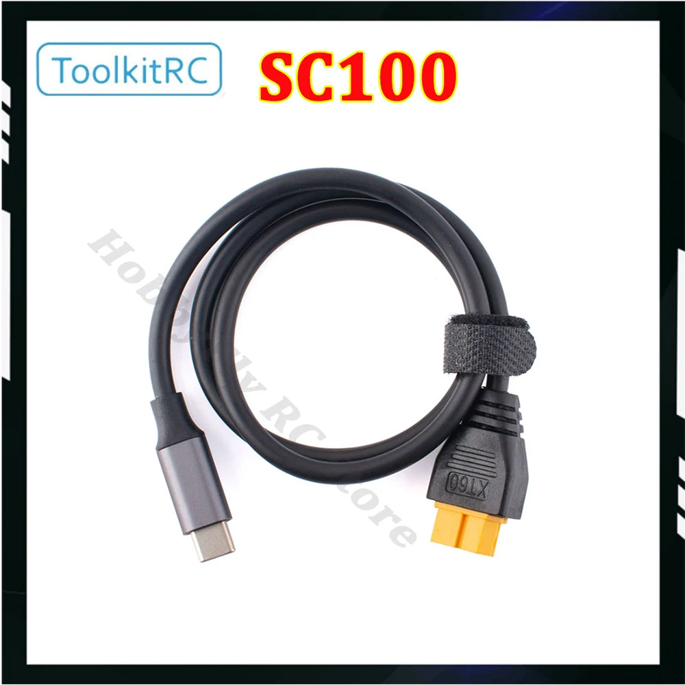 Toolkitrc SC100 Type-C to XT60 Charging Cable for toolkitrc M7 M6 M6D M8S Charger