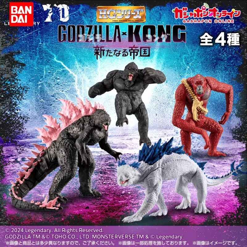 New Bandai Original Gashapon Hg Godzilla Vs Kong: The New Empire Anime Action Figure Toys For Boys Kids Children Birthday Gifts