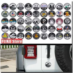 Off-road 4 x4 Logo alluminio metallo adesivi per auto modello di personalità SUV a quattro ruote motrici Badge accessori per decalcomanie del corpo