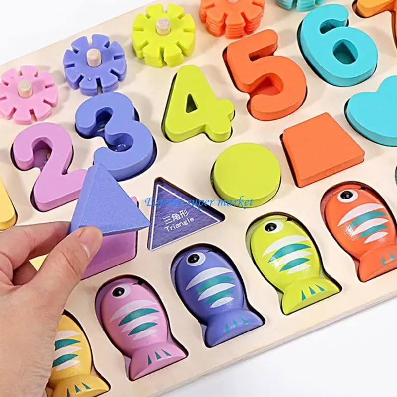 090B Học Toán Xếp Chồng Đồ Chơi Cho Bé Đếm Đồ Chơi Câu Cá Carnival Dự Tiệc