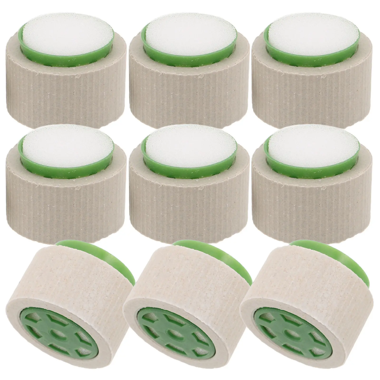9Pcs Aquatic Plant Holder Ceramic Fixed Rings Anti Floating Aquarium Decoration Fish Tank Plant Stabilizer Accessories