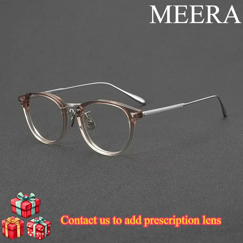 

COM548BIT Acetate Titanium Optical Frame Good Quality Optical Glasses for Men and Women Adults Titanium Eyewear Frame