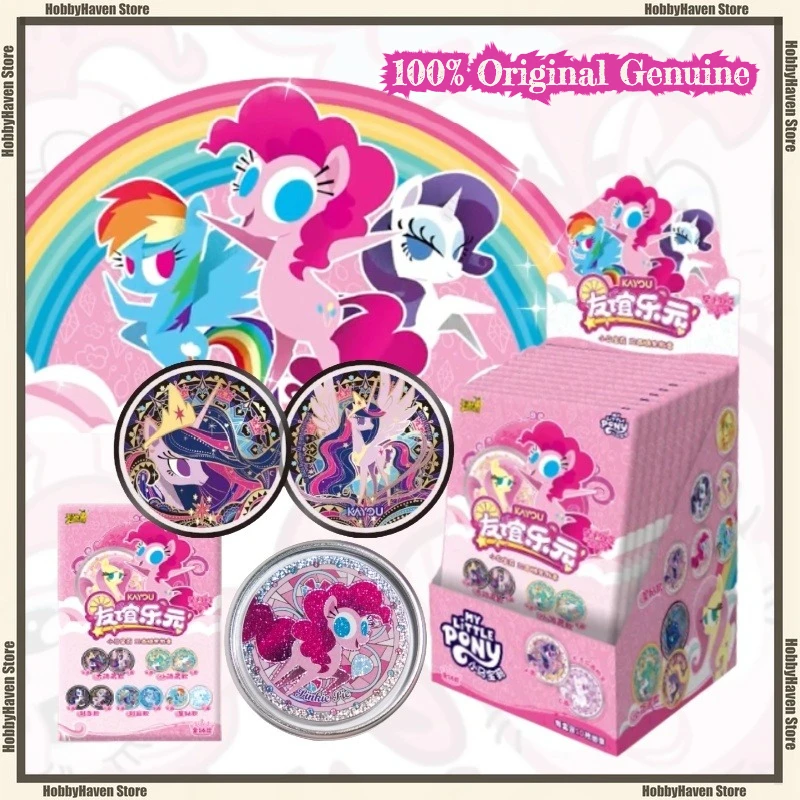 

В наличии подлинная карточная игра My Little Pony, двухсторонний магнитный значок с конфетами, волшебная версия со звездой, периферийные устройства, коллекция проса, подарок