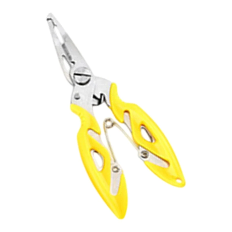 Fishing Multitool Curved Mouth Fishing Pliers Line Cutter Split Rings Pliers Dropship