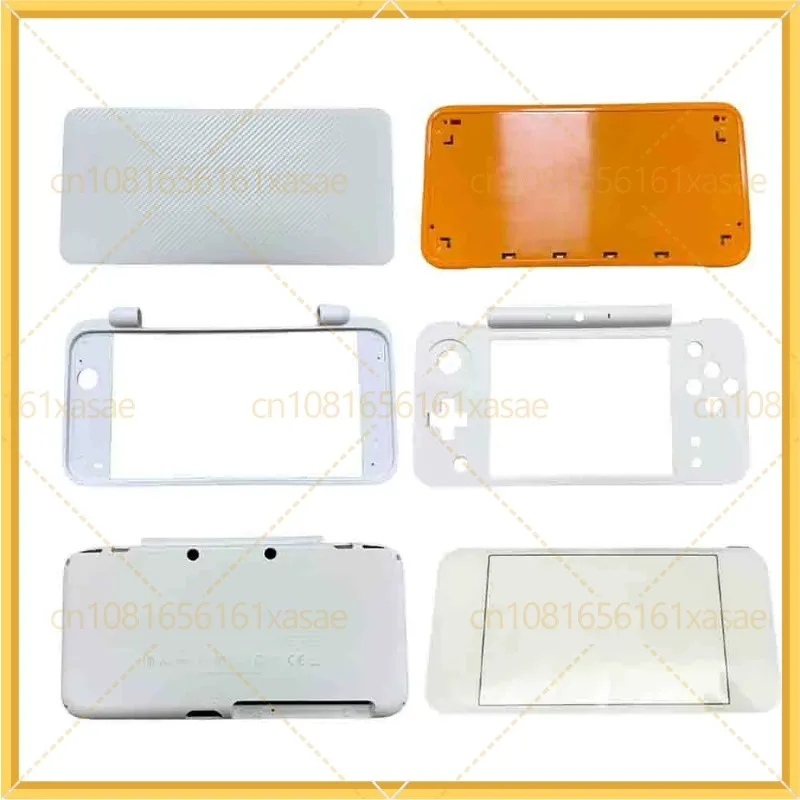 White Orange Full Housing Shell For New 2DS XL LL Handheld Console Replacement Case Mod Parts