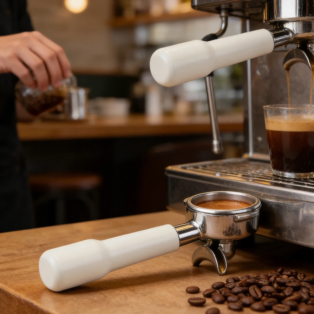 

Ручка для кофе бездонного портафильтра 58 мм, кофейная посуда из нержавеющей стали, бездонный портафильтр для кофе, эспрессо-машина