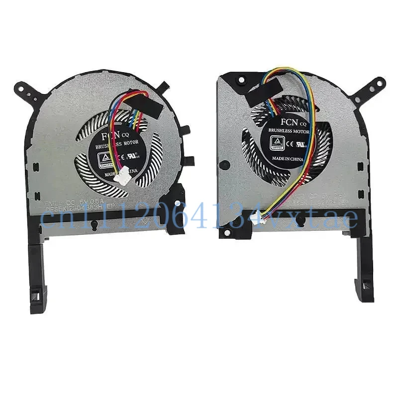 CPU+GPU Cooling Fan for ASUS: FX505 FX505DT FX505DD FX95 TUF FX705DU FX705DD FX705DT FX95G FX86 ZX86 FX86FE Series FAN 0.2