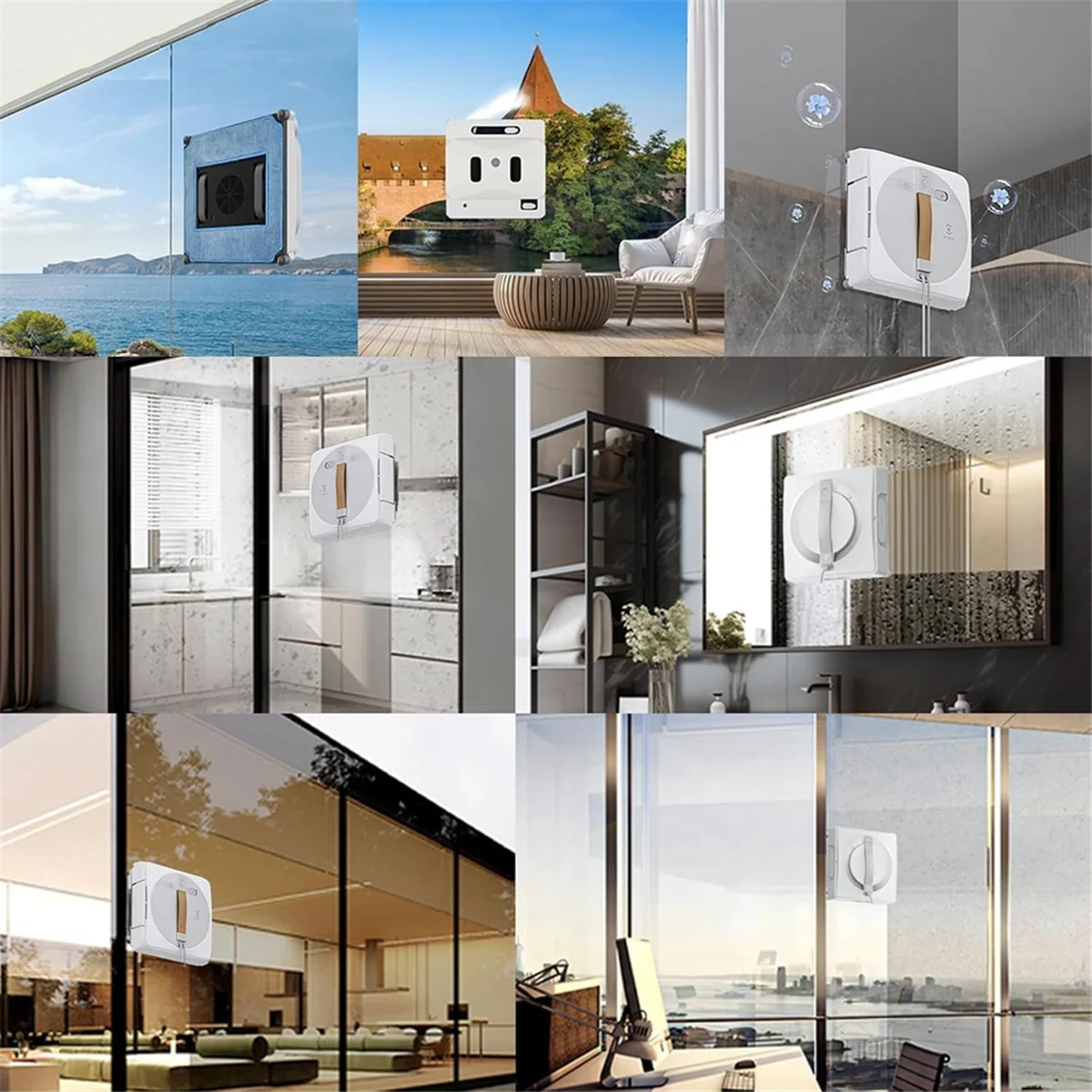 Parti per aspirapolvere Cuscinetti per pulizia per Winbot W1 / W1 Pro W2 / W2 Omni Panno in microfibra di ricambio