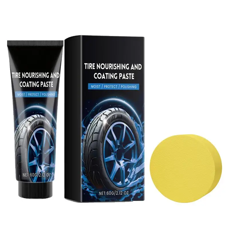 Tire Maintenance And Coating Paste Maintenance Car Paste Household Car Restores Tire Finish Cream For Cleaning Stain Remover