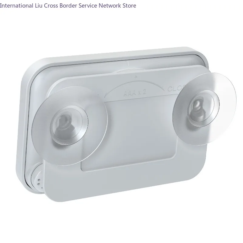 Mold, countdown, bathroom clock, double suction cup, double hook, instant suction and hanging, alarm clock