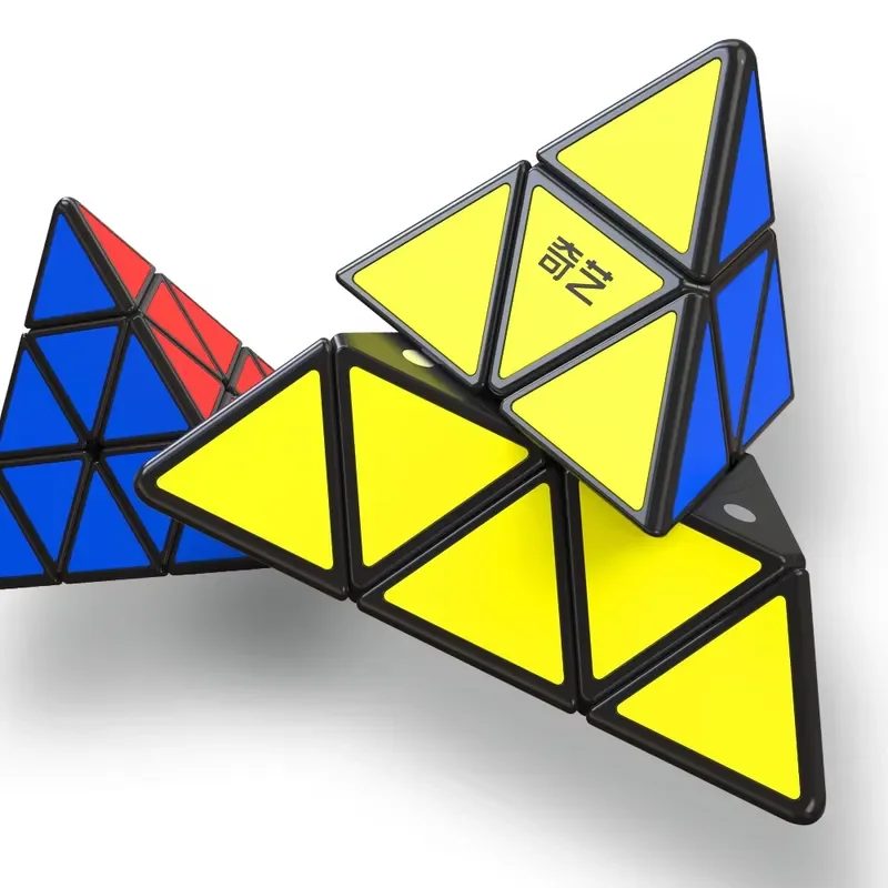 for QIYI Pyramid Cube Qiming Plus Max 3x3 Pyramid 56cm Big Cube 3x3x3 Magic Cube Professional Cubo Magic Puzzle Toy for