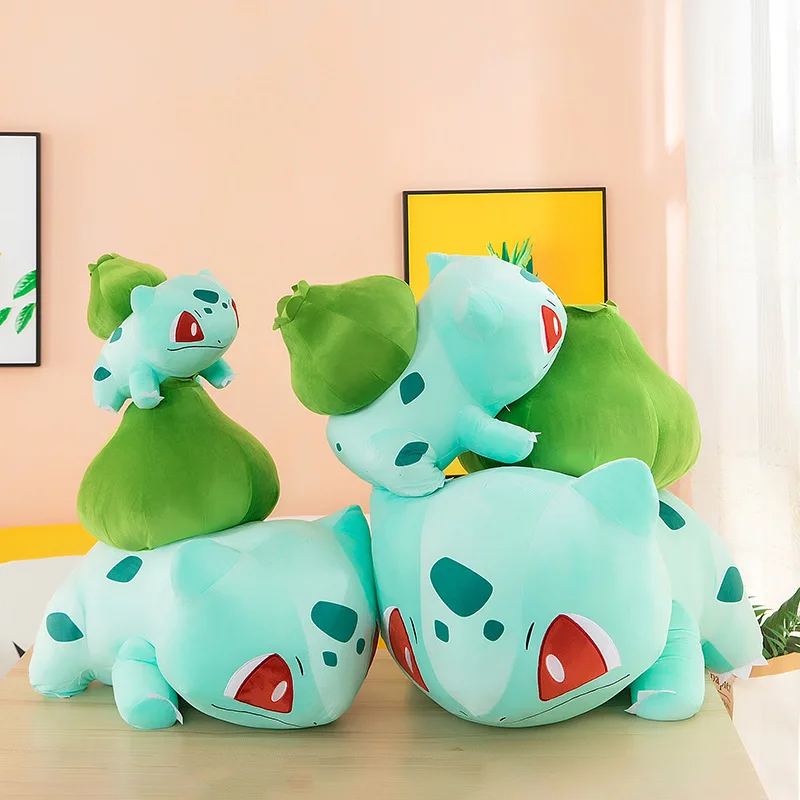 Muñeco de peluche de Pokémon Bulbasaur Original para niños, colgante de felpa suave, juguete de Squirtle de peluche, regalos para niños, 25CM, nuevo