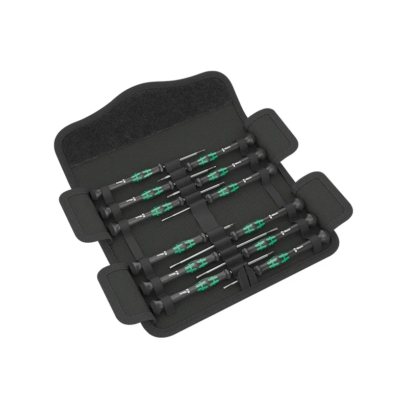 German wera hardware toolbox, mobile phone, camera, clock, watch, maintenance, cross recessed precision screwdriver set