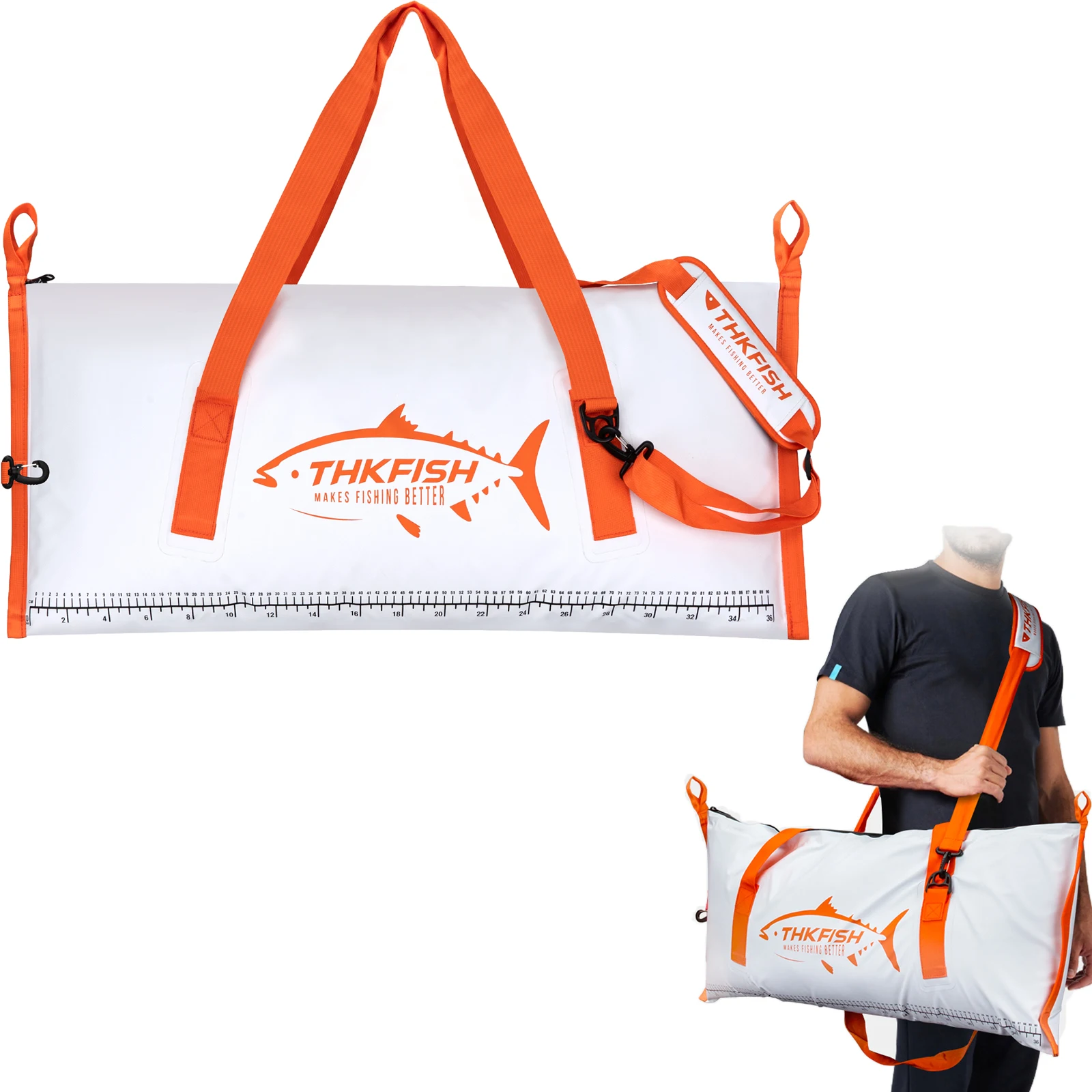 

Fishing Cooler Bag Sea Fishing Live Fish Insulated Cooler Bag Large Capacity Portable Fishing Pack Waterproof Freezer Bag