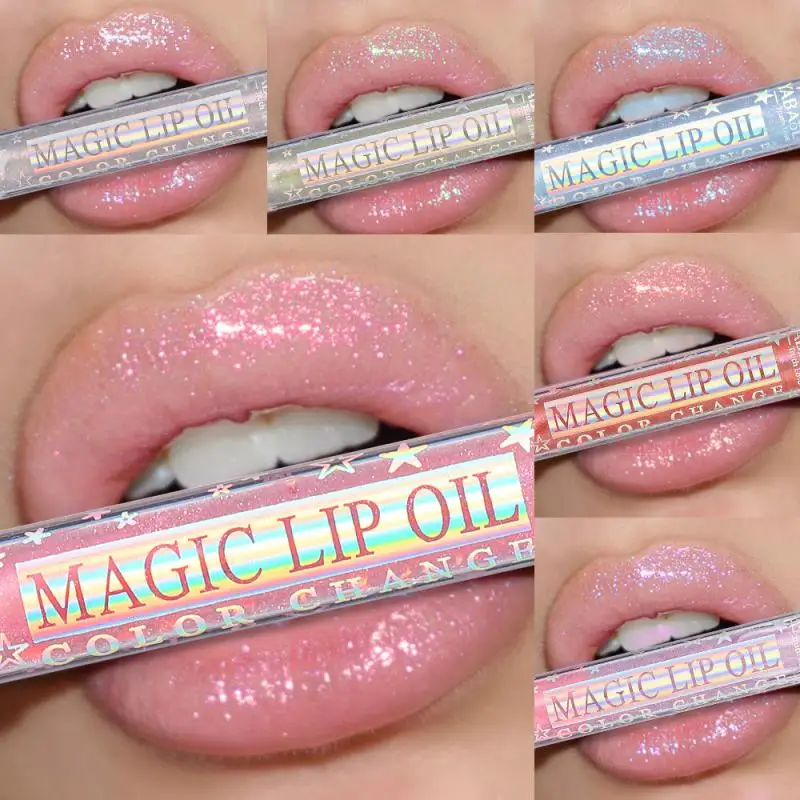 

Lip Gloss Set Plumping Transparent Gloss Lip Oil Makeup Moisturizing Glitter Clear Mirror Lipstick Primer Cosmetic