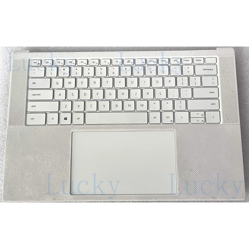 

f 0DTXVP New Palmrest Upper Case US Backlit Keyboard TP For Dell XPS 15 9500 9510