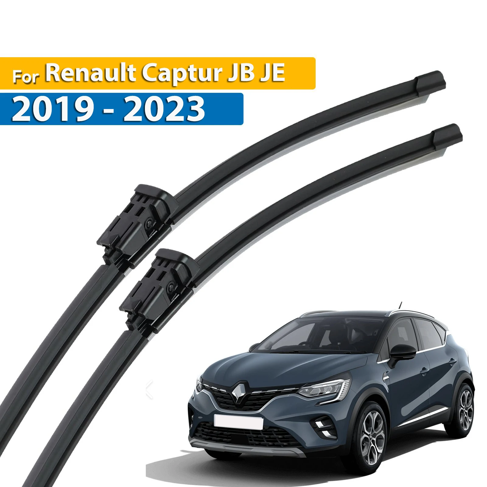 

Erick's Wiper LHD Front Wiper Blades For Renault Captur MK2 JB JE 2019 - 2023 Windshield Windscreen Window Rain Brushes 28"+14"