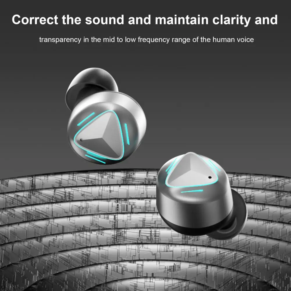 Słuchawki kompatybilne z Bluetooth wysokiej jakości bezprzewodowe słuchawki douszne dźwięk Hifi bezprzewodowy słuchawki douszne z mikrofonem redukcja szumów