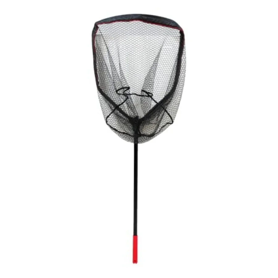 

Telescoping Net with Non-Slip Grip for Fishing, Boating, Outdoors Durable Aluminum, Lightweight, Collapsible, Adjustable, Black