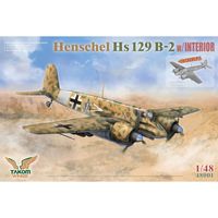 TAKOM 48001 1/48 Henschel Hs 129 B-2 w/Interior - Scale Model Kit