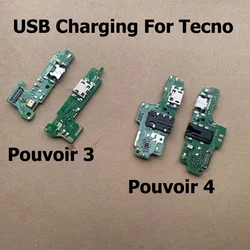 USB Charger For Tecno Pouvoir 4 LC7 USB Charging Dock Board Connector Port Flex Cable For Pouvoir 3