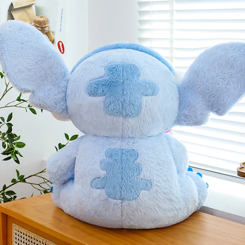 40/80 cm Disney Lilo und Stitch Plüschtiere Anime Plushie Stich Puppen Kawaii Cartoon im Winter Kissen Gefülltes Geschenk Kinder Weihnachten