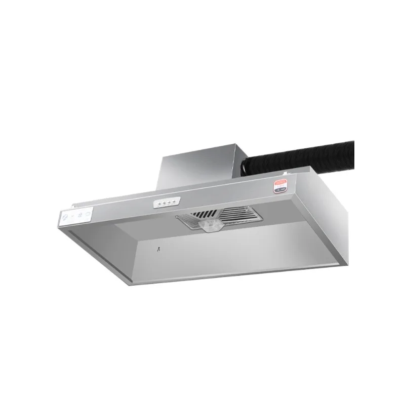 

Commercial range hood large suction rate small hotel kitchen rural soil stove purification integrated stainless steel exhaust