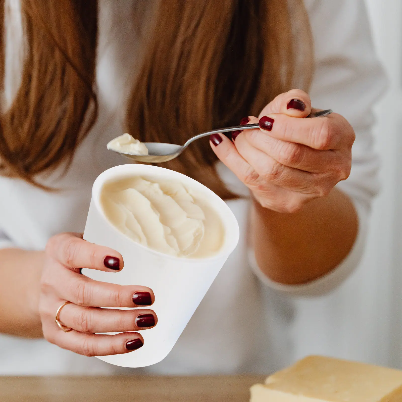 Round Ice Cream Container Freezer-Safe Reusable Dessert Storage Tub with Leak-Proof Silicone Lid for Nuts Flour Rice Pasta