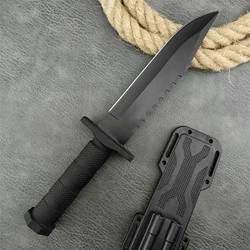 Hunting Knife 5Cr13Mov Blade Nylon Fiber Handle Outdoor Jungle Knife Military Tactical Survival EDC Tool