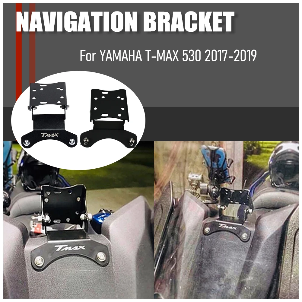 

Подходит для YAMAHA T-MAX TMAX 530 2017 2018 2019, держатель для телефона, кронштейн для мотоцикла, крепление для GPS, навигационная пластина, кронштейн для GPS-навигатора.