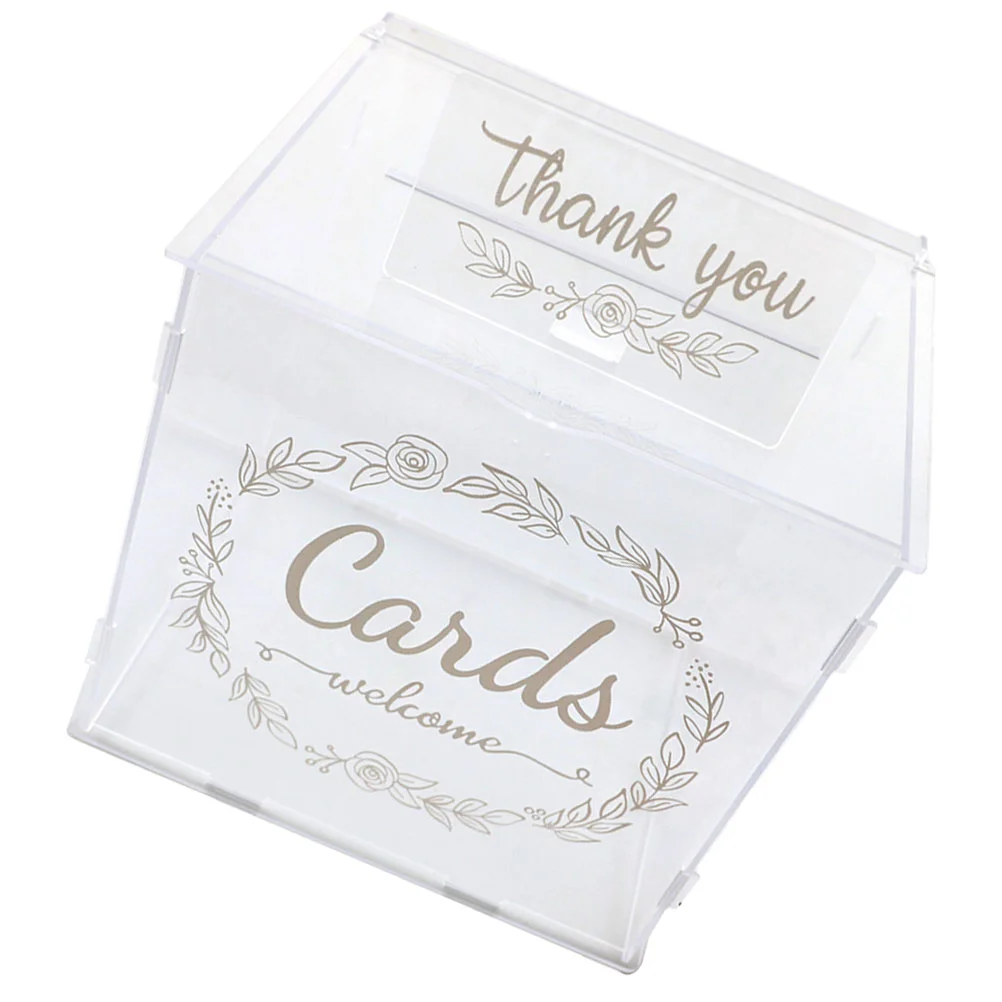 Box Card Wedding Boxes Lock Suggestion Holder Money Gift Party Donation Letter Slot Complain Ballot Birthday Urn weddings