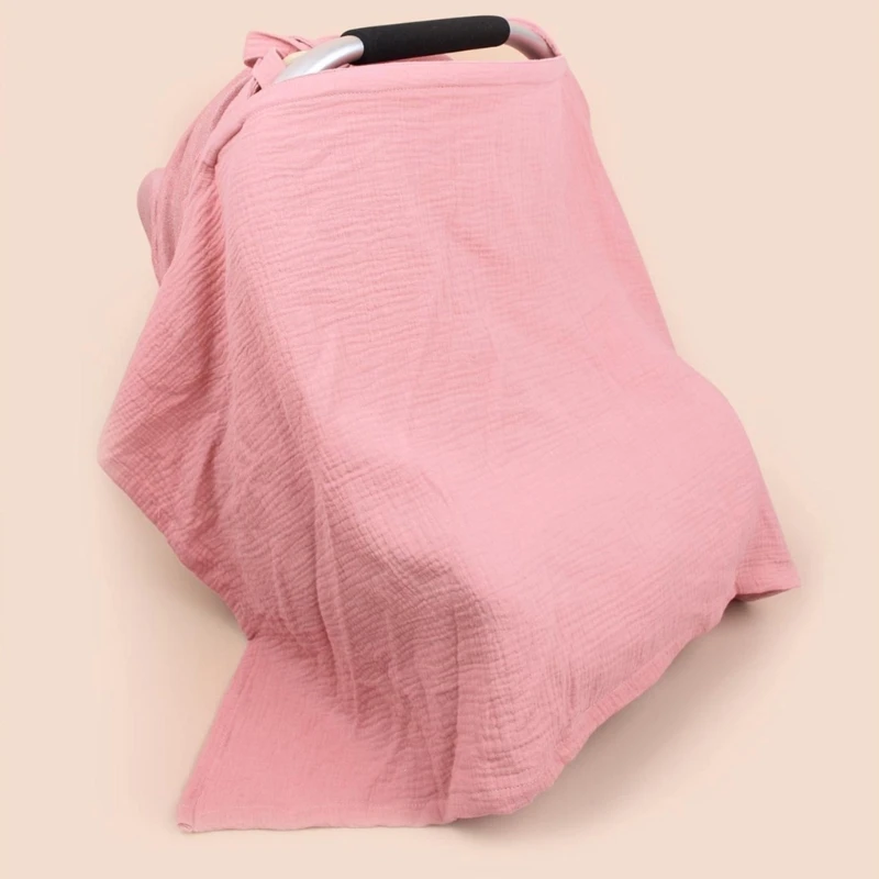 Soft & Breathable Cotton Nursing Cover Stylish & Practical Baby Nursing Shawl Convenient for Travel Provides Privacy