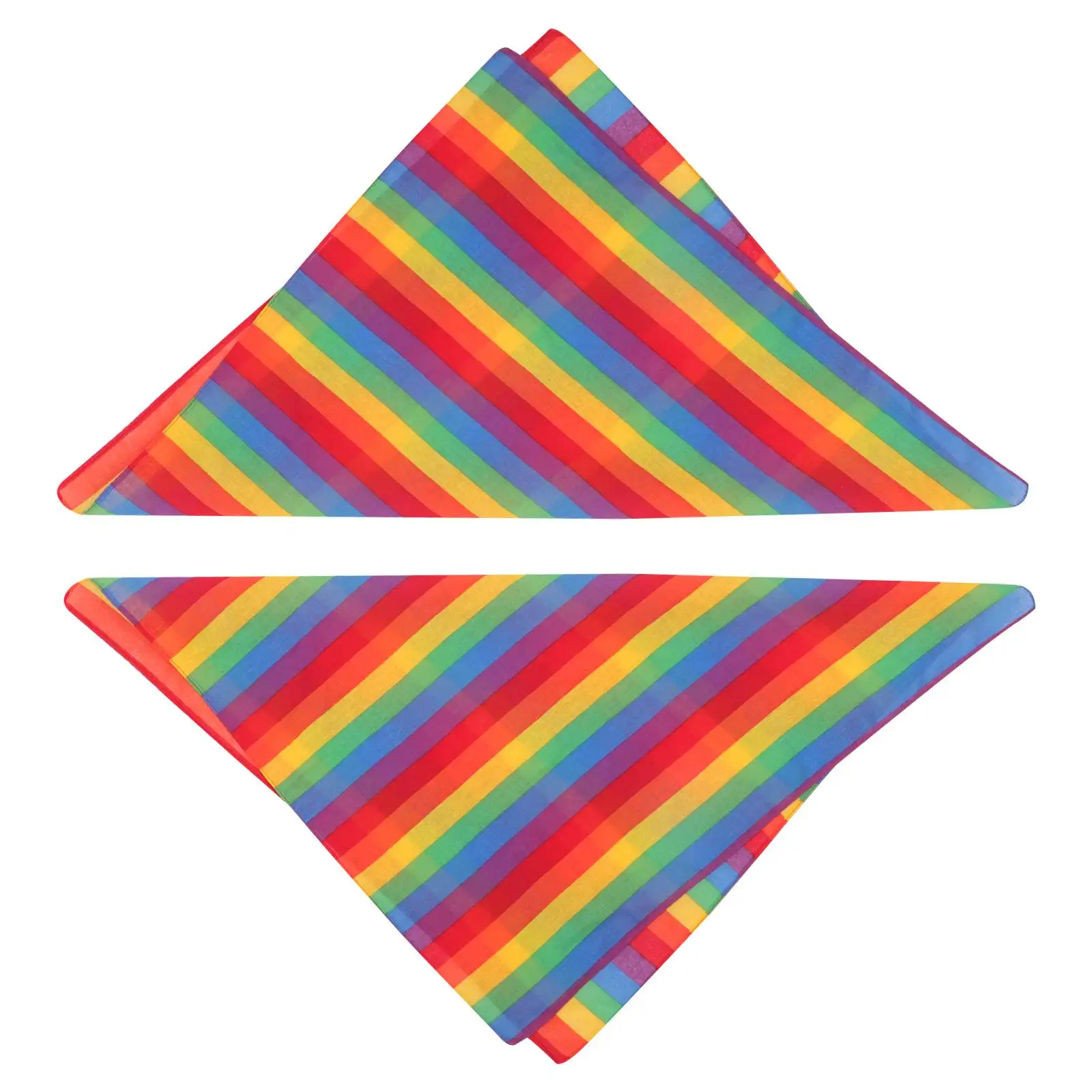 

2 pcs Multicolor Striped Bandana Headband Women Sports Yoga Fitness Anti Sweat Handkerchief Wraps Decorative Soft Bright Pattern