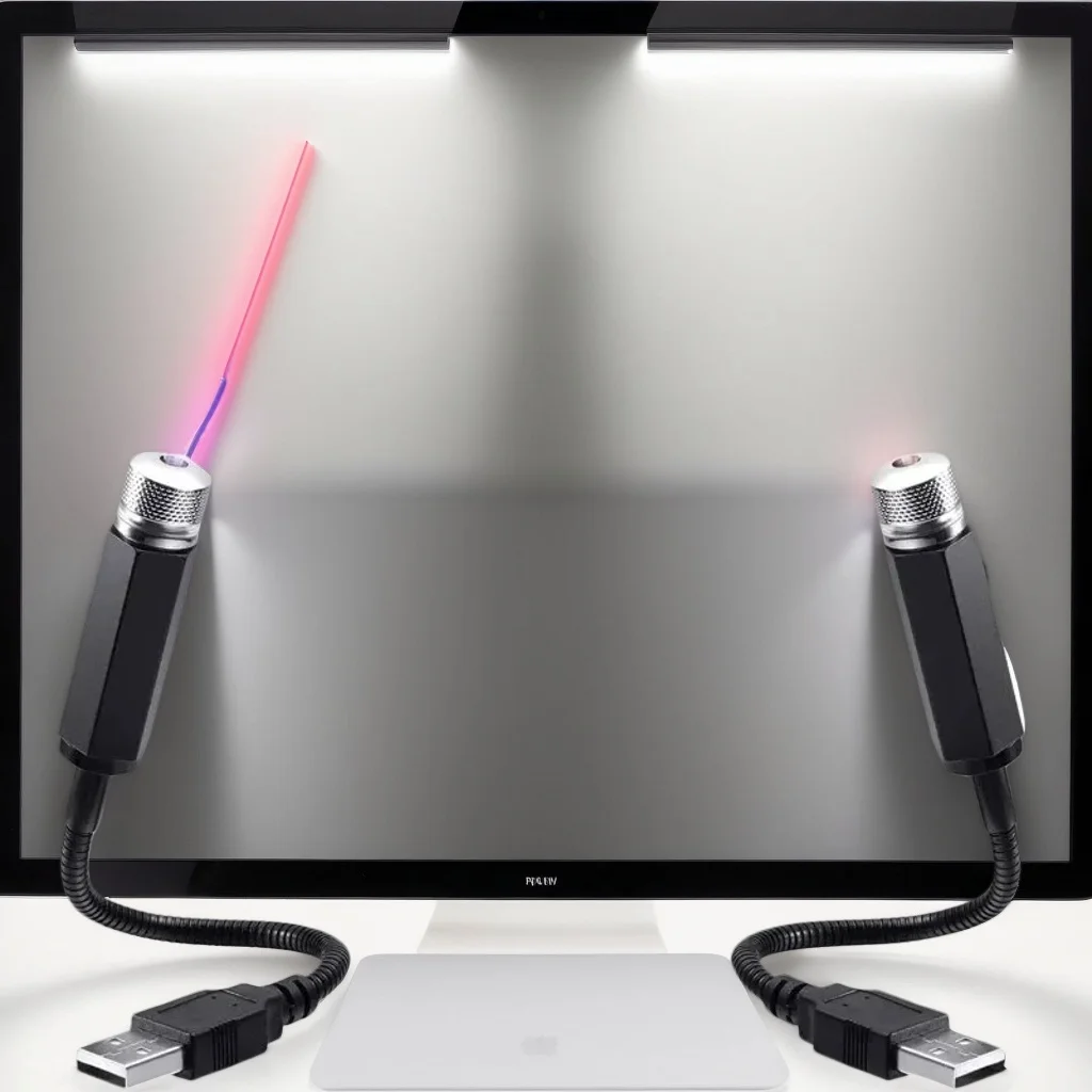 

LED Car Roof Star Night Light Projector - Adjustable Galaxy Atmosphere Lamp for Auto & Room Ceiling Decoration (USB Powered)