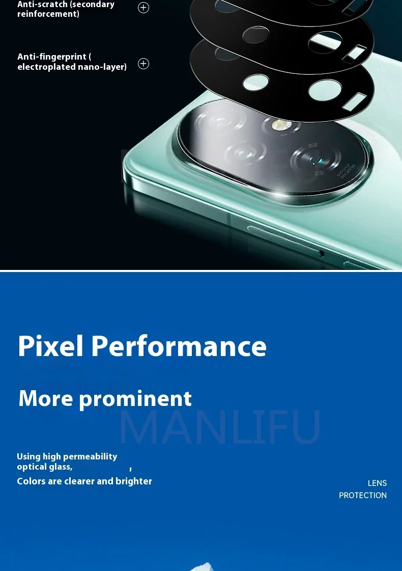 3-1PCS Tempered Glass Lens Cover For Honor200 200Pro Back Camera Lens Film For Huawei Honor 200 Pro Lite Camera Protectors