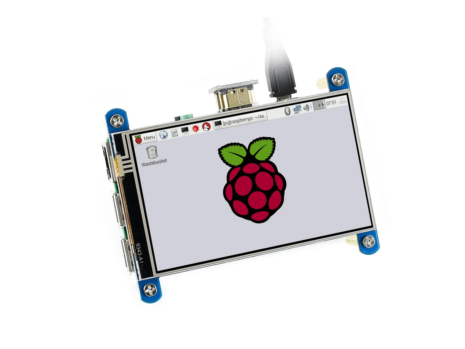 Waveshare 4 بوصة شاشة تعمل باللمس مقاوم IPS شاشة الكريستال السائل لوحة 480*800 القرار لراسبيري بي