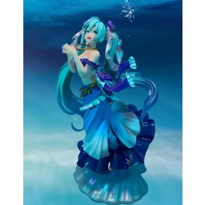 

Подлинная аниме девушка модель игрушка Miku художественный шедевр маленькая Русалочка настольное украшение