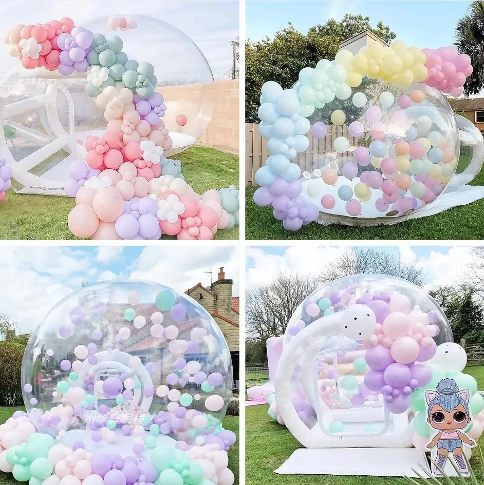 Inflatable bubble house Meichen Internet celebrity quick open transparent automatic tent hotel outdoor transparent waterproof an