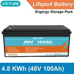 36V 48V 50Ah 100Ah LiFePO4 Battery Pack 5KWh Lithium iron Phospha Home Power System Solar Rechargeable Batteries Energy Storage