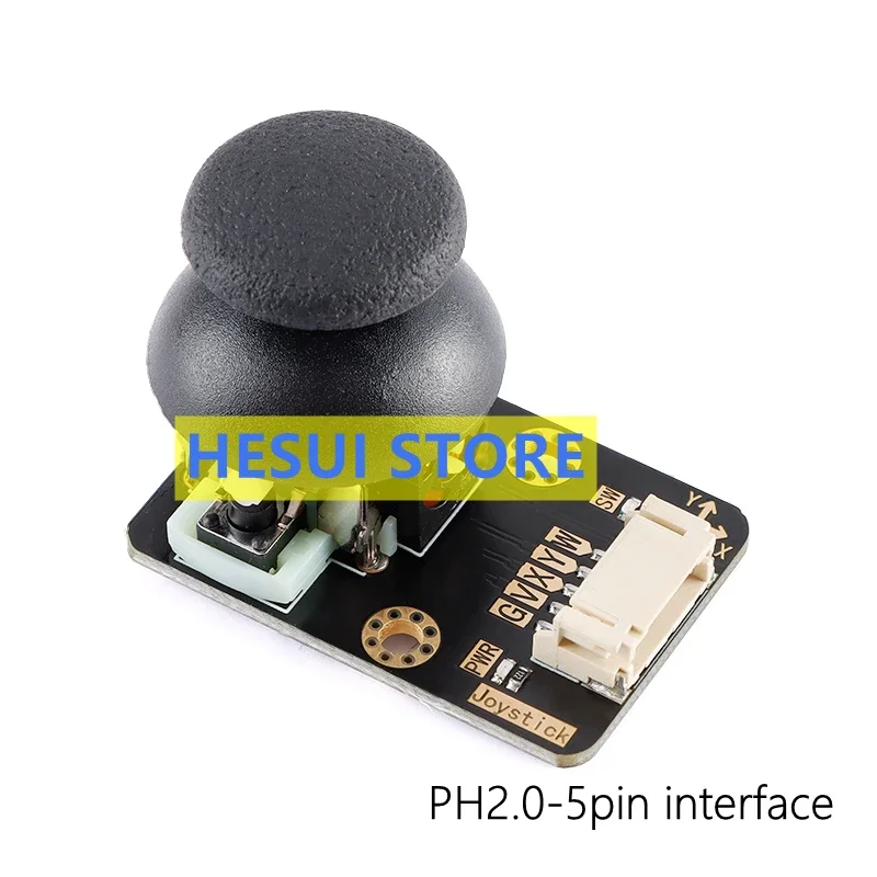 Dual axis Rocker potentiometer module with key analog output PH2.0-5pin interface