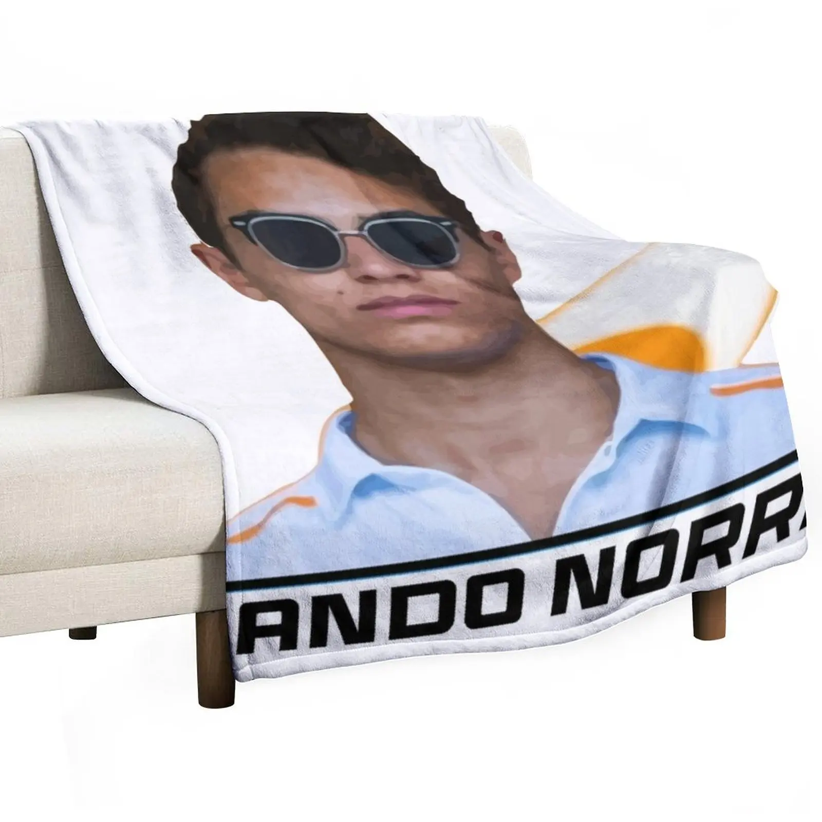 

Lando Norris Throw Blanket Travel Soft halloween Baby Blankets